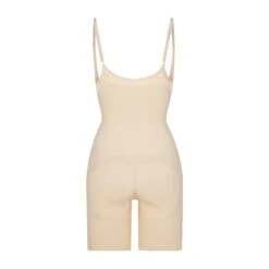 BUTT ENHANCING OPEN BUST BODYSUIT | SAND -SWIM Sales Store SKIMS SHAPEWEAR SH BDY 2168 SND B