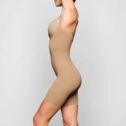 BUTT ENHANCING OPEN BUST BODYSUIT | OCHRE 8 BUTT ENHANCING OPEN BUST BODYSUIT | OCHRE -SWIM Sales Store SKIMS SHAPEWEAR SH BDY 2168 ZD OCH 0010