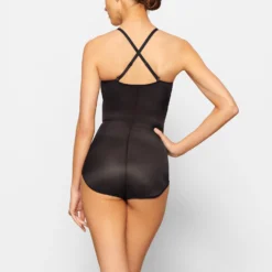 BARELY THERE BODYSUIT BRIEF W/ SNAPS | ONYX -SWIM Sales Store SKIMS SHAPEWEAR SH BSB 1641 NB ONX BK2