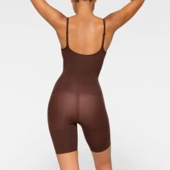 EVERYDAY SCULPT MID THIGH BODYSUIT | COCOA -SWIM Sales Store SKIMS SHAPEWEAR SH ONE 2154 JA COA 0018 BK ba2dd8cb 86de 4e1b b381 12bc0e567848