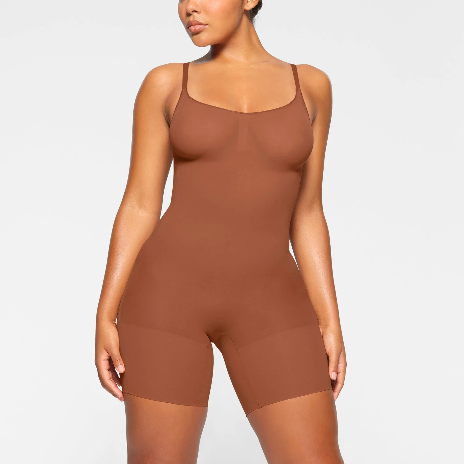 EVERYDAY SCULPT MID THIGH BODYSUIT | BRONZE 2 EVERYDAY SCULPT MID THIGH BODYSUIT | BRONZE - Image 2