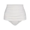 SHAPING SWIM RUCHED HIGH-WAISTED BOTTOM | MARBLE