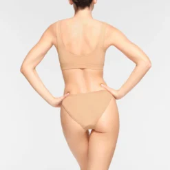 SWIM MID COVERAGE BOTTOMS | OCHRE -SWIM Sales Store SKIMS SWIM BB BRF 3960 OC OCH 0015 BK