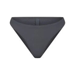 SWIM MID COVERAGE BOTTOMS | GUNMETAL