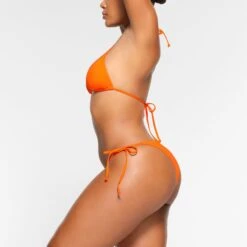 SWIM LOW RISE TIE BOTTOMS | ORANGE -SWIM Sales Store SKIMS SWIM BB CKY 3574 OA ORG 0011 SD