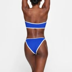 ZIP-UP SWIM DIPPED TANGA BOTTOM | COBALT -SWIM Sales Store SKIMS SWIM BB TNG 3022 HB COB 0012 BK