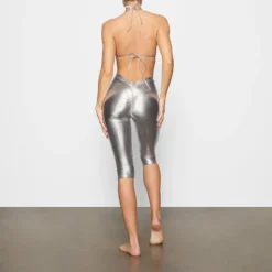 METALLIC SWIM V-WAIST PANT | NICKEL -SWIM Sales Store SKIMS SWIM BO PNT 2806 DD NIC 0068