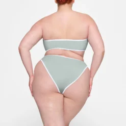 ZIP-UP SWIM BANDEAU TOP | PACIFIC -SWIM Sales Store SKIMS SWIM BT BAN 3006 HC PAC 0012 BK