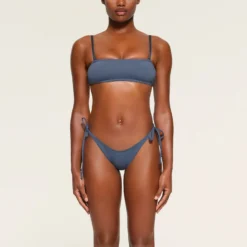SWIM MICRO BANDEAU BIKINI TOP | MEDIUM DENIM WASH -SWIM Sales Store SKIMS SWIM BT BAN 3661 PB MDW 0001