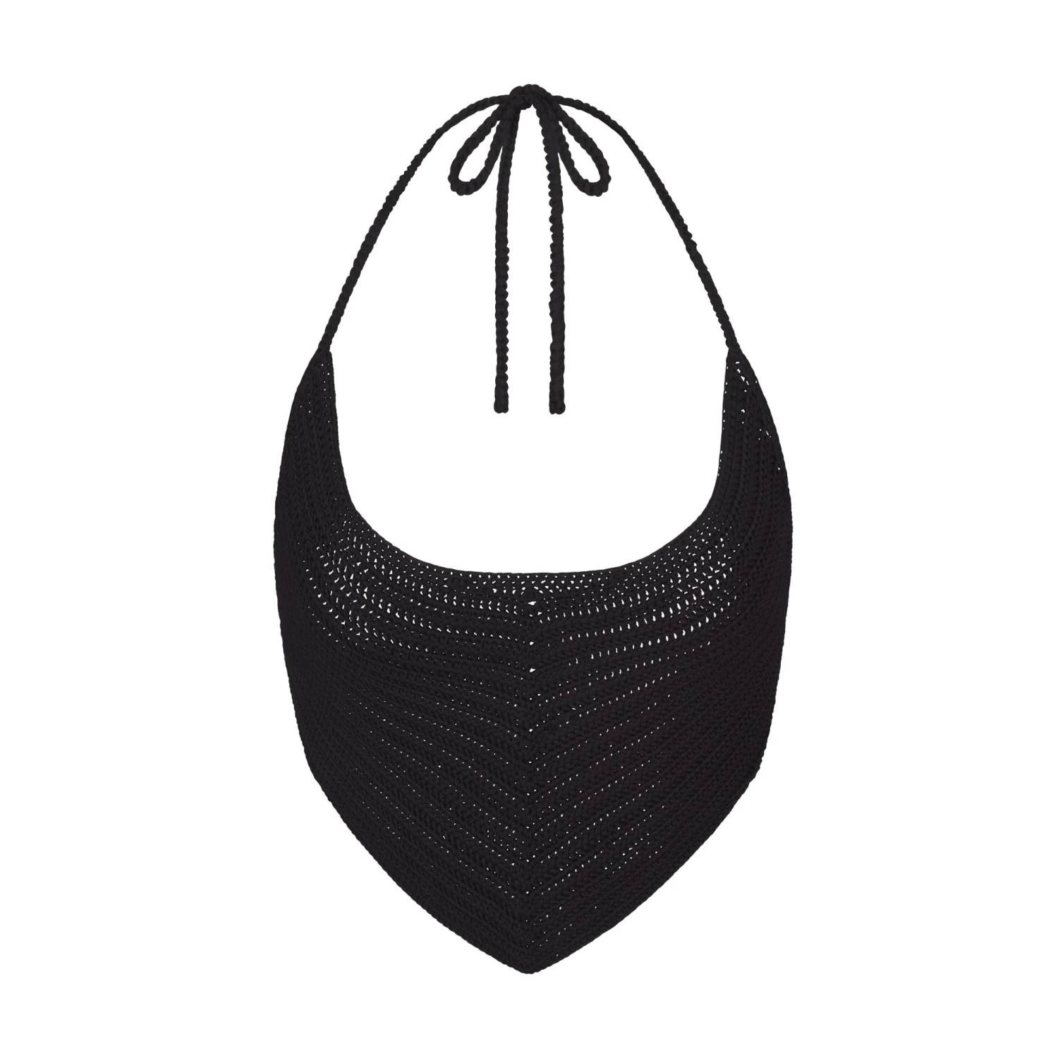 CROCHET SWIM HANDKERCHIEF TOP | ONYX 1 CROCHET SWIM HANDKERCHIEF TOP | ONYX