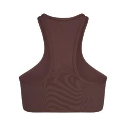 SWIM HIGH NECK RACER TOP | COCOA -SWIM Sales Store SKIMS SWIM BT HNK 2786 COA B