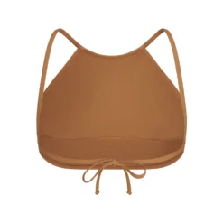 SWIM HIGH NECK TOP | ALMOND -SWIM Sales Store SKIMS SWIM BT HNK 2787 ALM B