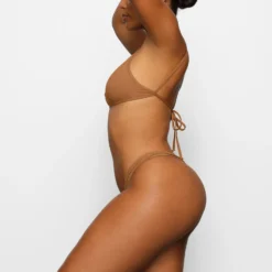 SWIM HIGH NECK TOP | ALMOND -SWIM Sales Store SKIMS SWIM BT HNK 2787 CA ALM 0009 SD