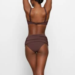 SHAPING SWIM RUCHED UNDERWIRE BIKINI TOP | COCOA -SWIM Sales Store SKIMS SWIM BT SCP 2759 FB COA 0014 BK x2 81a2eedb f5a9 444b bfd8 3565a351b516