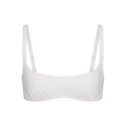 SHAPING SWIM RUCHED UNDERWIRE BIKINI TOP | MARBLE