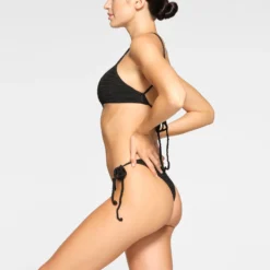 CROCHET SWIM MICRO SCOOP BIKINI TOP | ONYX -SWIM Sales Store SKIMS SWIM BT SCP 2808 MC ONX 0880 SD