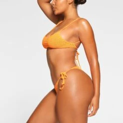 CROCHET SWIM MICRO SCOOP BIKINI TOP | NEON ORANGE -SWIM Sales Store SKIMS SWIM BT SCP 2808 MD NOG 0701 SD