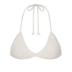 CROCHET SWIM TRIANGLE BIKINI TOP | MARBLE