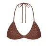 CROCHET SWIM TRIANGLE BIKINI TOP | JASPER