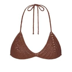 CROCHET SWIM TRIANGLE BIKINI TOP | JASPER