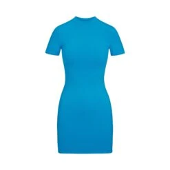 SWIM T-SHIRT DRESS | TURQUOISE