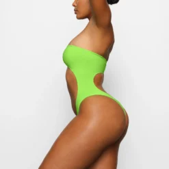 SWIM STRAPLESS MONOKINI | NEON GREEN -SWIM Sales Store SKIMS SWIM OP BRF 2795 CA NGE 0024 SD