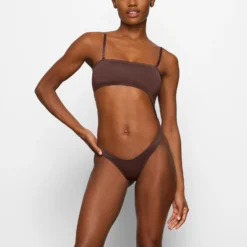 SWIM STRAPLESS MONOKINI | COCOA -SWIM Sales Store SKIMS SWIM OP BRF 2795 CB COA 0003 FR