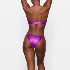 METALLIC SWIM HALTER MONOKINI | DRAGON FRUIT -SWIM Sales Store SKIMS SWIM OP CKY 2807 DB DRF 0013