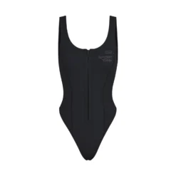 SKIMS SPORT SWIM SCOOP NECK ONE PIECE | ONYX