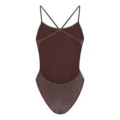 GLITTER SWIM ONE PIECE | COCOA -SWIM Sales Store SKIMS SWIM SW BDY 0110 COA B