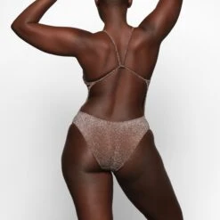 GLITTER SWIM ONE PIECE | COCOA -SWIM Sales Store SKIMS SWIM SW BDY 0110 COA ZA 0027 BK x1a