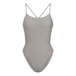 GLITTER SWIM ONE PIECE | NICKEL