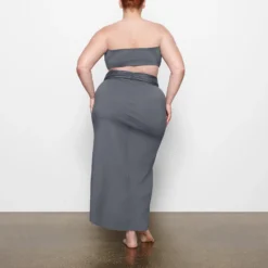 SWIM BANDEAU BIKINI TOP | GUNMETAL -SWIM Sales Store SKIMS SWIM SW BND 0777 MM GUN BK