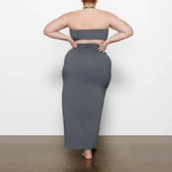 SWIM BANDEAU BIKINI TOP | GUNMETAL -SWIM Sales Store SKIMS SWIM SW BND 0777 MM GUN BK2