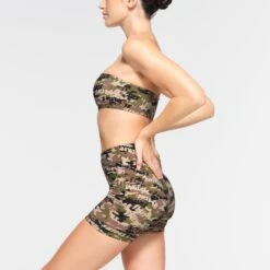 SWIM BANDEAU BIKINI TOP | SKIMS CAMO -SWIM Sales Store SKIMS SWIM SW BND 0777 OC LGC 0015 SD