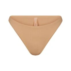 SWIM MID COVERAGE BOTTOMS | OCHRE