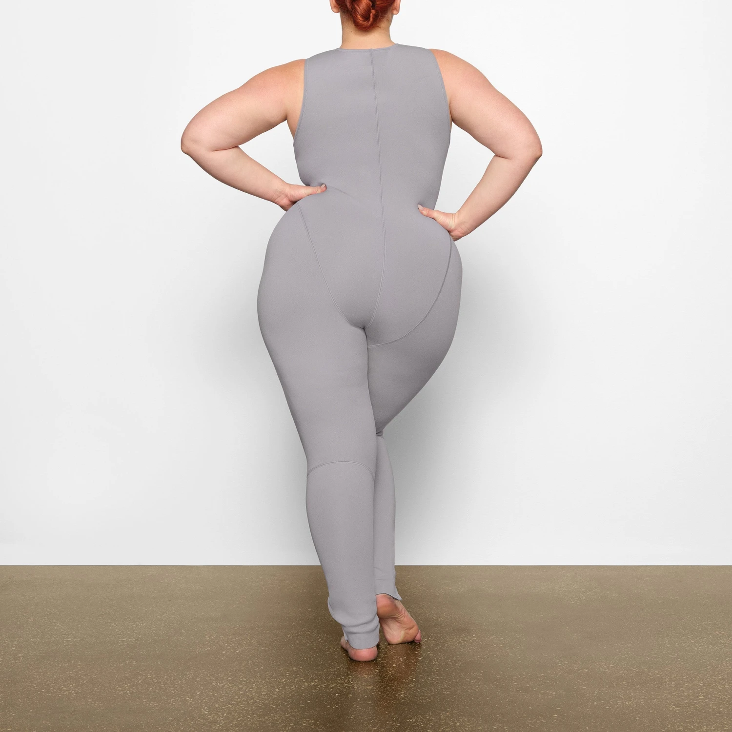 SKIMS SPORT SWIM FULL LENGTH SUIT | CHROME 4 SKIMS SPORT SWIM FULL LENGTH SUIT | CHROME - Image 4