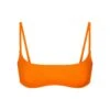 SWIM MICRO SCOOP BIKINI TOP | ORANGE