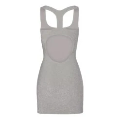 GLITTER SWIM METALLIC DRESS | NICKEL -SWIM Sales Store SKIMS SWIM SW DRS 0111 NIC B