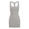 GLITTER SWIM METALLIC DRESS | NICKEL