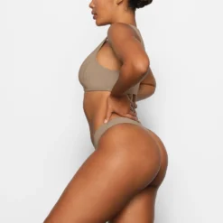 SKIMS SPORT SWIM HIGH NECK TOP | DESERT -SWIM Sales Store SKIMS SWIM SW HNK 0050 AA DES 0009 SD