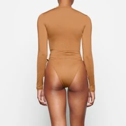 SWIM LONG SLEEVE SHIRT | ALMOND -SWIM Sales Store SKIMS SWIM SW LGS 0848 TD ALM 0011 BK