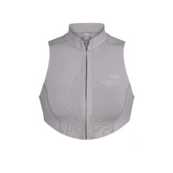 SKIMS SPORT SWIM MOCK NECK TOP | CHROME