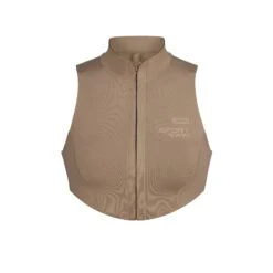 SKIMS SPORT SWIM MOCK NECK TOP | DESERT