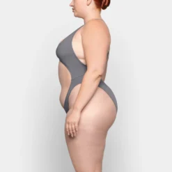 SWIM CUT OUT MONOKINI | GUNMETAL -SWIM Sales Store SKIMS SWIM SW MKN 0012 TB GUN 0009 SD scaled