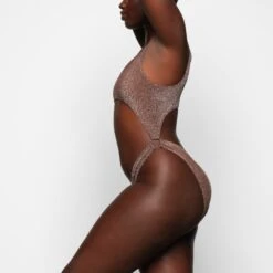 GLITTER SWIM MONOKINI | COCOA -SWIM Sales Store SKIMS SWIM SW MKN 0109 COA ZA 0011 SD x1 98af4815 379e 4456 84b3 d1dc2df81d3a
