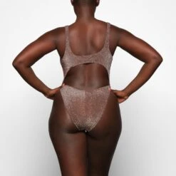 GLITTER SWIM MONOKINI | COCOA -SWIM Sales Store SKIMS SWIM SW MKN 0109 COA ZA 0016 BK x1 f96f6ea9 4418 48b9 a723 66ec79c09650