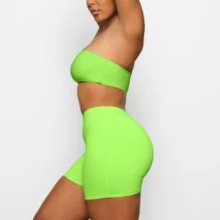 SWIM MID WAIST SHORT | NEON GREEN -SWIM Sales Store SKIMS SWIM SW MWB 0750 CA NGE 0010 SD