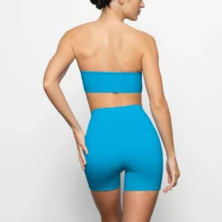 SWIM MID WAIST SHORT | TURQUOISE -SWIM Sales Store SKIMS SWIM SW MWB 0750 CD TRQ 0016 BK
