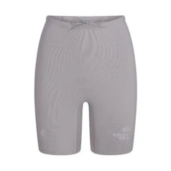 SKIMS SPORT SWIM MID THIGH SHORT | CHROME